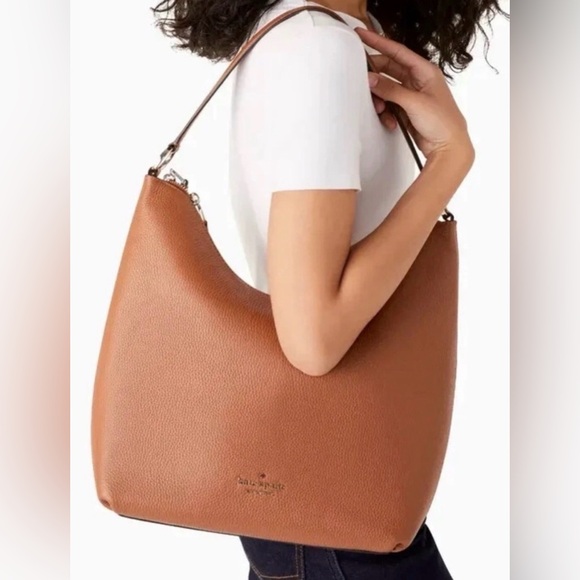 kate spade Handbags - Kate Spade Zippy Pebbled Leather Shoulder Bag Warm Ginger K8140 NWT Crossbody